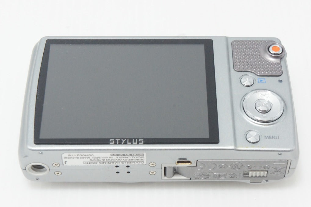 訳あり OLYMPUS オリンパス STYLUS VR-370 コンパクトデジタルカメラ シルバー 261005p