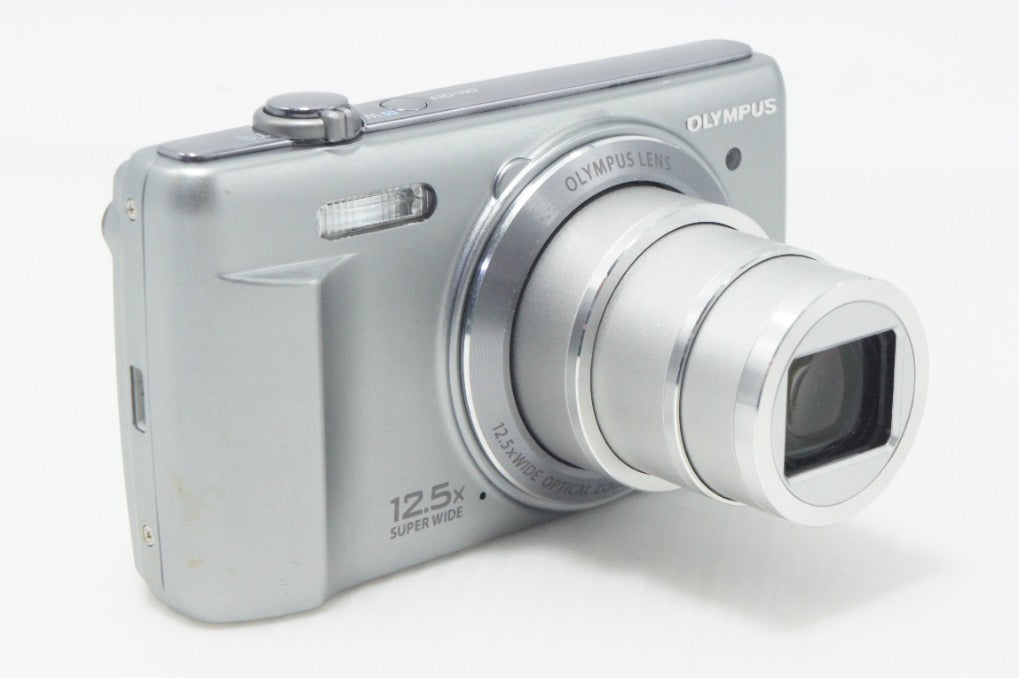 訳あり OLYMPUS オリンパス STYLUS VR-370 コンパクトデジタルカメラ シルバー 261005p