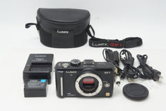 美品 Panasonic パナソニック LUMIX DMC-GF1 ボディ ミラーレス一眼カメラ エスプリブラック ケース付 261005t