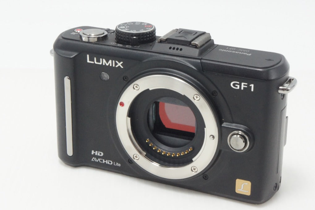美品 Panasonic パナソニック LUMIX DMC-GF1 ボディ ミラーレス一眼カメラ エスプリブラック ケース付 261005t