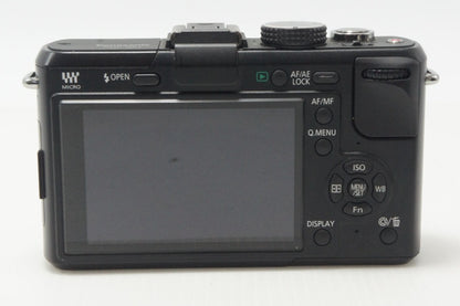 美品 Panasonic パナソニック LUMIX DMC-GF1 ボディ ミラーレス一眼カメラ エスプリブラック ケース付 261005t