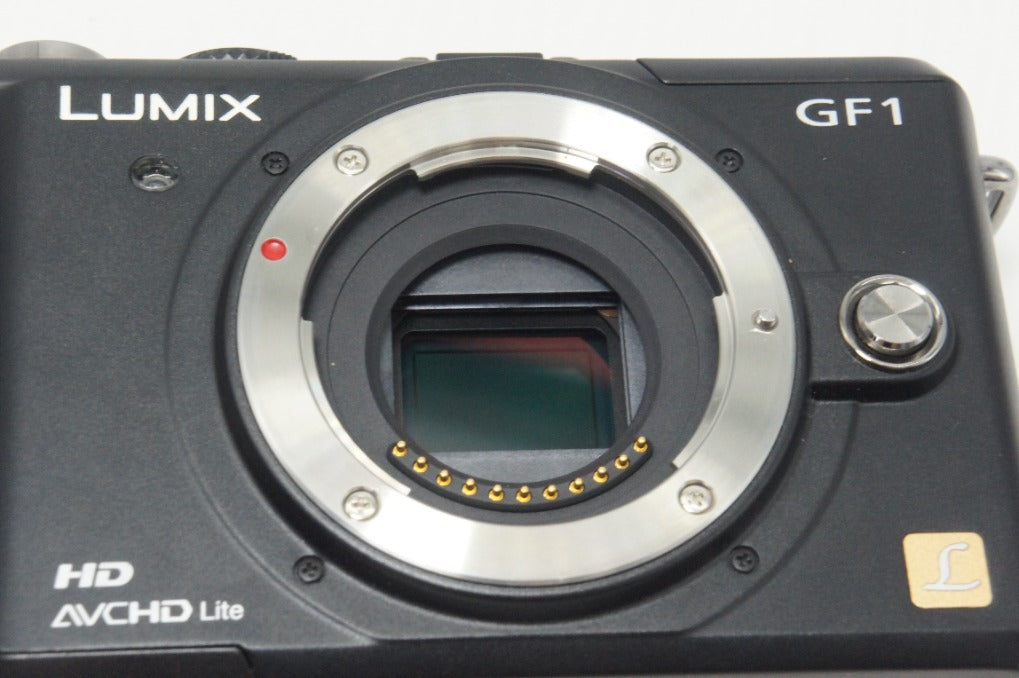 美品 Panasonic パナソニック LUMIX DMC-GF1 ボディ ミラーレス一眼カメラ エスプリブラック ケース付 261005t