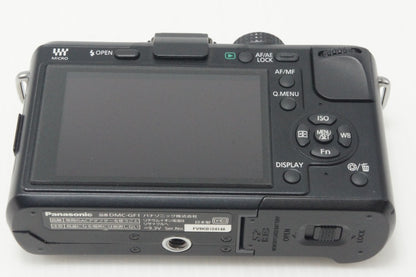 美品 Panasonic パナソニック LUMIX DMC-GF1 ボディ ミラーレス一眼カメラ エスプリブラック ケース付 261005t