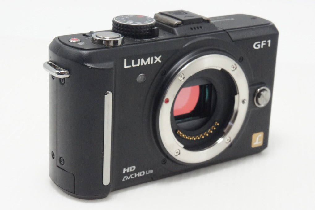 美品 Panasonic パナソニック LUMIX DMC-GF1 ボディ ミラーレス一眼カメラ エスプリブラック ケース付 261005t