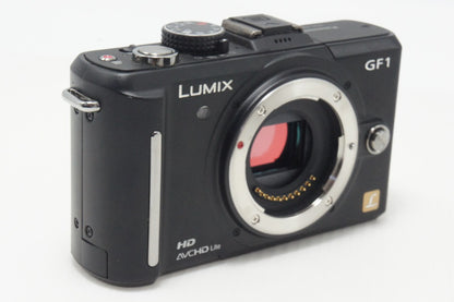 美品 Panasonic パナソニック LUMIX DMC-GF1 ボディ ミラーレス一眼カメラ エスプリブラック ケース付 261005t