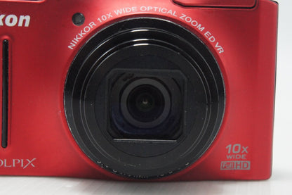 Nikon ニコン COOLPIX S8100 コンパクトデジタルカメラ フラッシュレッド 元箱付 261008a