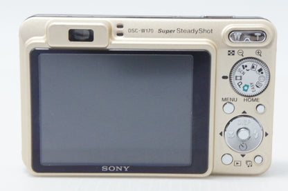 良品 SONY ソニー Cyber-shot DSC-W170 コンパクトデジタルカメラ ゴールド 261008j