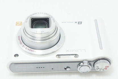 良品 Panasonic パナソニック LUMIX DMC-ZX1 コンパクトデジタルカメラ ホワイト ポーチ付 261009u