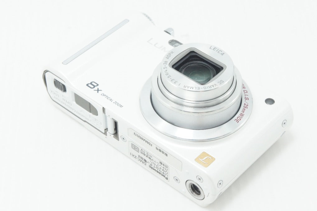 良品 Panasonic パナソニック LUMIX DMC-ZX1 コンパクトデジタルカメラ ホワイト ポーチ付 261009u