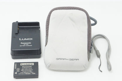 良品 Panasonic パナソニック LUMIX DMC-ZX1 コンパクトデジタルカメラ ホワイト ポーチ付 261009u