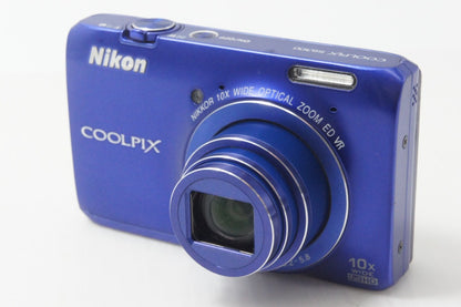 Nikon ニコン COOLPIX S6300 コンパクトデジタルカメラ スタイリッシュブルー 元箱付 261014m