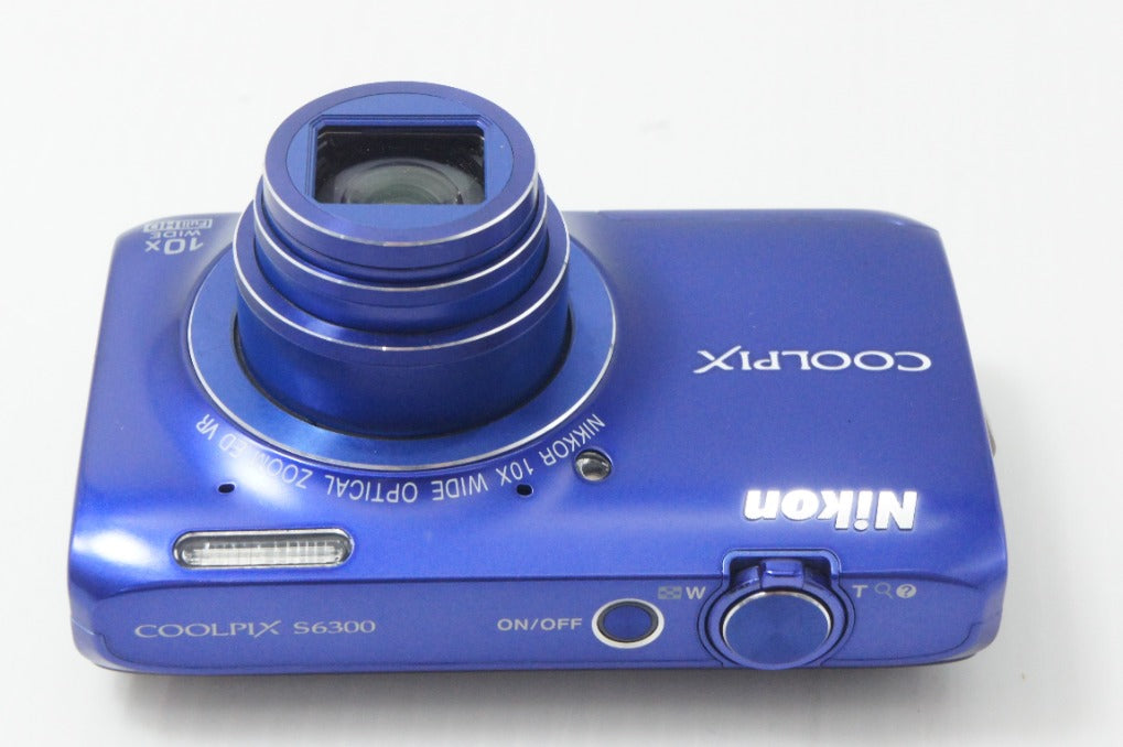 Nikon ニコン COOLPIX S6300 コンパクトデジタルカメラ スタイリッシュブルー 元箱付 261014m