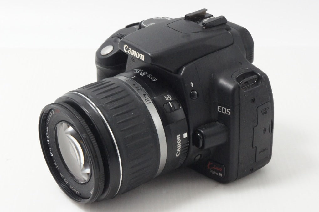 Canon キヤノン EOS Kiss Digital N レンズキット (EF-S 18-55mm II USM) デジタル一眼レフカメラ EFマウント APS-C 元箱付 261014h