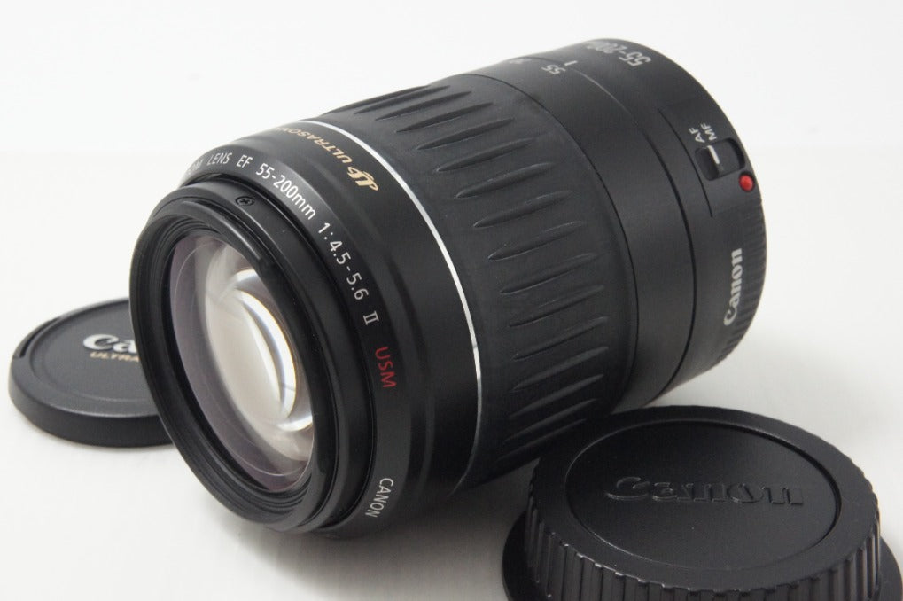 Canon キヤノン EF 55-200mm F4.5-5.6 II USM AFレンズ Canon EFマウント フルサイズ 元箱付 261014i