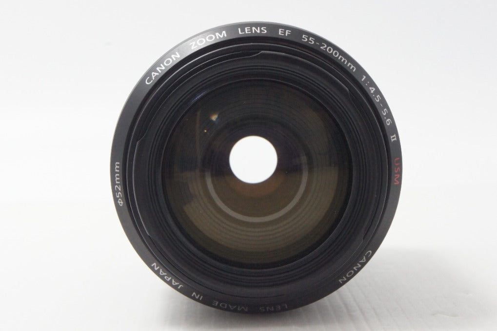 Canon キヤノン EF 55-200mm F4.5-5.6 II USM AFレンズ Canon EFマウント フルサイズ 元箱付 261014i