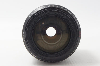 Canon キヤノン EF 55-200mm F4.5-5.6 II USM AFレンズ Canon EFマウント フルサイズ 元箱付 261014i