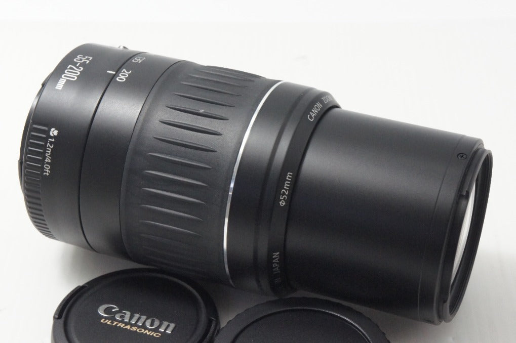 Canon キヤノン EF 55-200mm F4.5-5.6 II USM AFレンズ Canon EFマウント フルサイズ 元箱付 261014i
