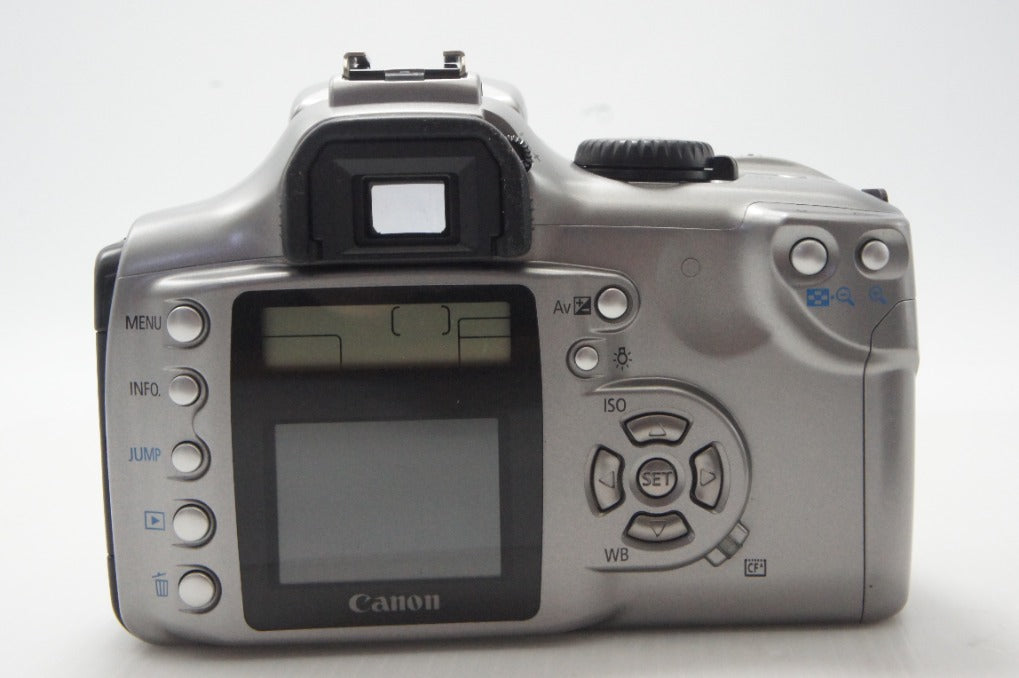Canon キヤノン EOS Kiss Digital レンズキット (EF-S 18-55mm II USM) デジタル一眼レフカメラ シルバー EFマウント APS-C 261014l
