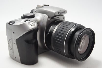Canon キヤノン EOS Kiss Digital レンズキット (EF-S 18-55mm II USM) デジタル一眼レフカメラ シルバー EFマウント APS-C 261014l