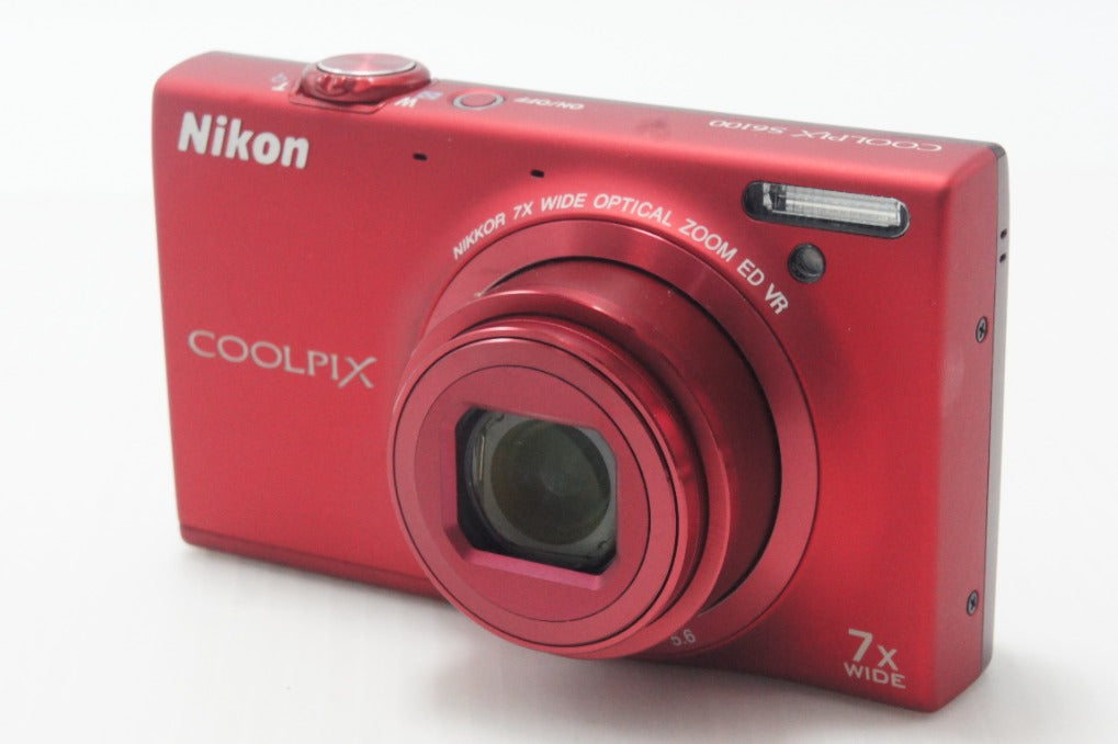 Nikon ニコン COOLPIX S6100 コンパクトデジタルカメラ スーパーレッド 元箱付 261023e