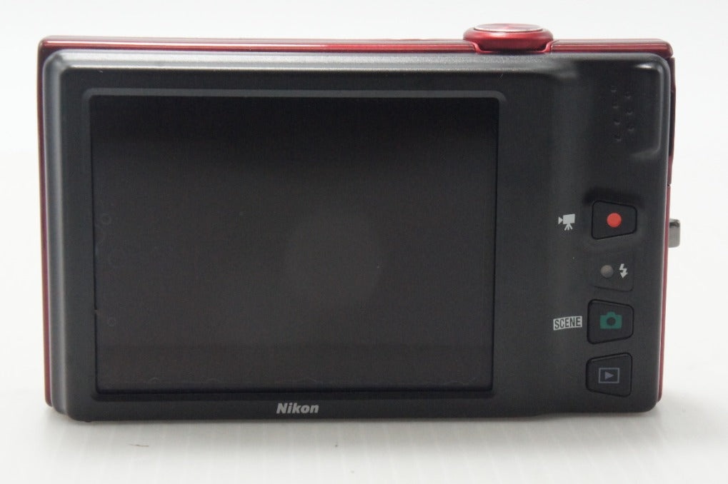 Nikon ニコン COOLPIX S6100 コンパクトデジタルカメラ スーパーレッド 元箱付 261023e