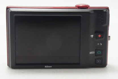 Nikon ニコン COOLPIX S6100 コンパクトデジタルカメラ スーパーレッド 元箱付 261023e