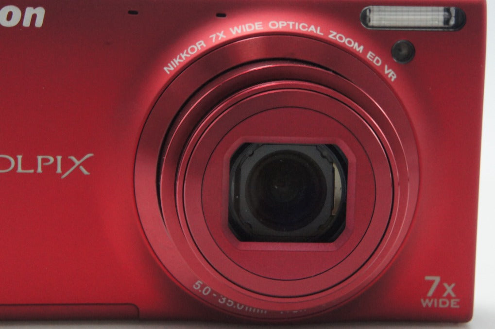 Nikon ニコン COOLPIX S6100 コンパクトデジタルカメラ スーパーレッド 元箱付 261023e