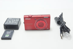 Nikon ニコン COOLPIX S6200 コンパクトデジタルカメラ ブリリアントレッド 261026e