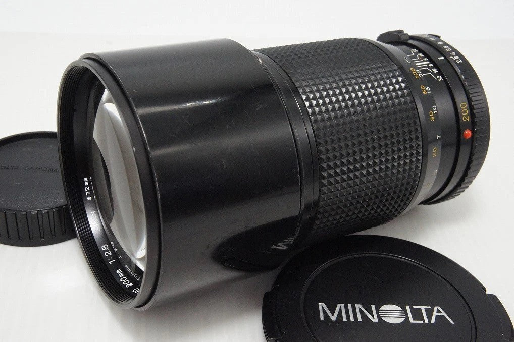 レア MINOLTA ミノルタ NEW MD 200mm F2.8 MFレンズ SR/MDマウント 260812b