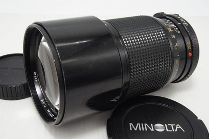 レア MINOLTA ミノルタ NEW MD 200mm F2.8 MFレンズ SR/MDマウント 260812b