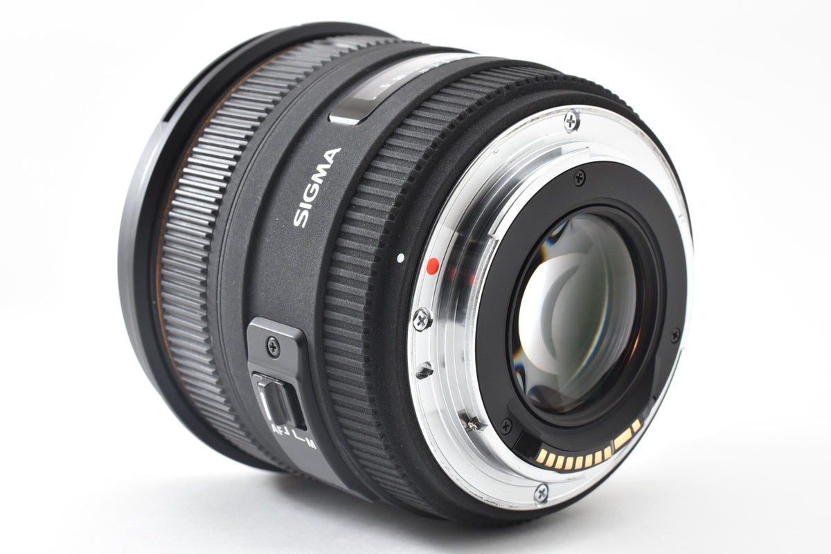 良品 SIGMA シグマ 50mm F1.4 EX DG HSM AFレンズ Canon EFマウント フルサイズ 元箱付 260921b