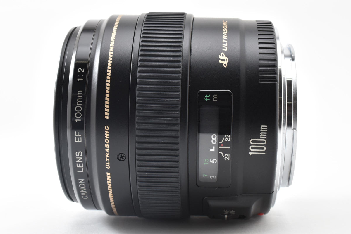 良品 Canon キヤノン EF 100mm F2 USM AFレンズ フルサイズ 260921c