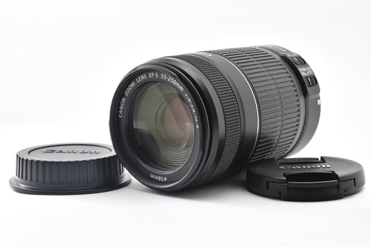 良品 Canon キヤノン EF-S 55-250mm F4-5.6 IS II AFレンズ APS-C 260921d