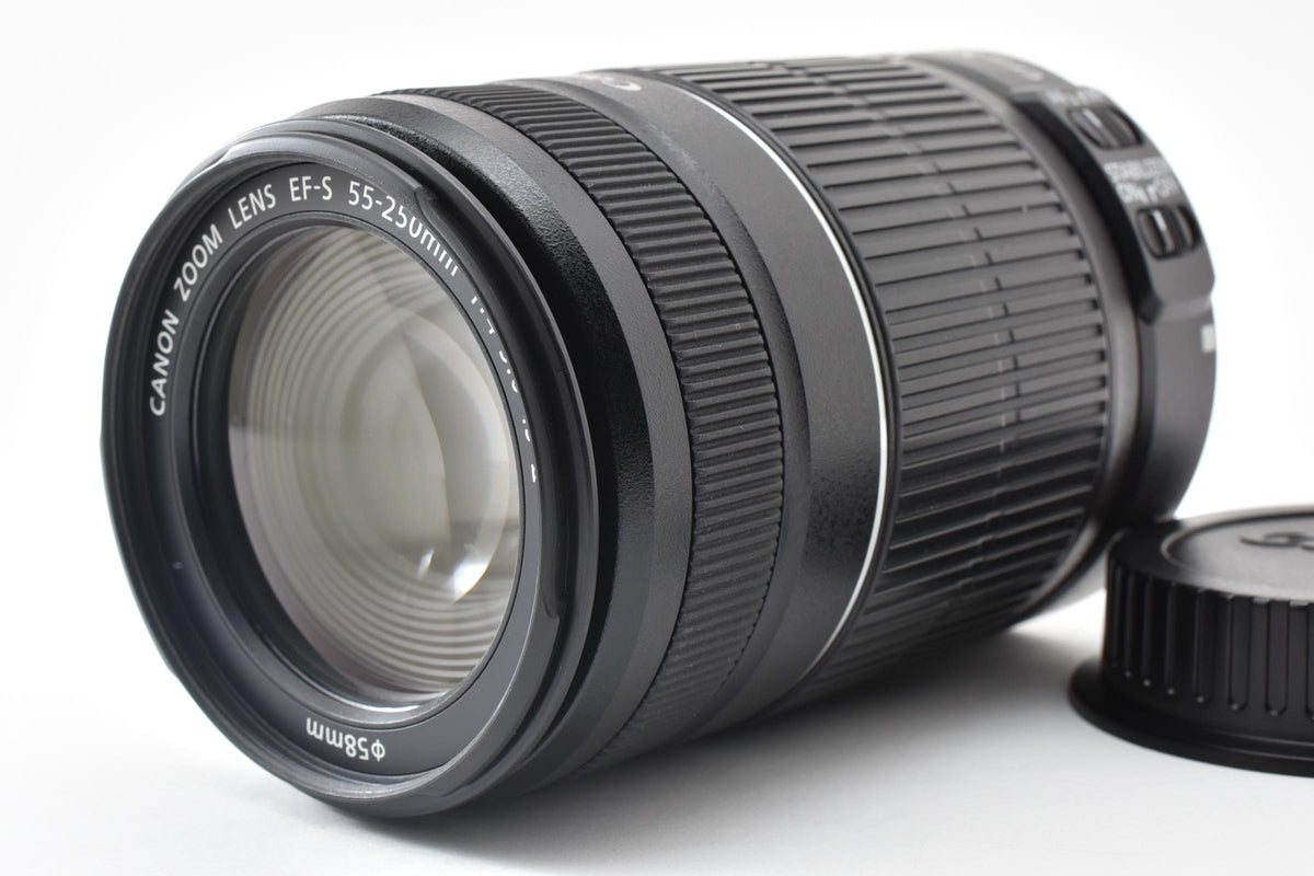 良品 Canon キヤノン EF-S 55-250mm F4-5.6 IS II AFレンズ APS-C 260921d