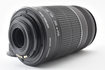 良品 Canon キヤノン EF-S 55-250mm F4-5.6 IS II AFレンズ APS-C 260921d