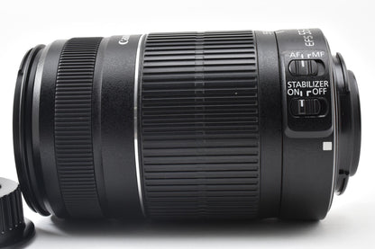 良品 Canon キヤノン EF-S 55-250mm F4-5.6 IS II AFレンズ APS-C 260921d