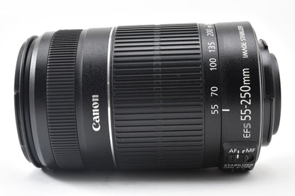 良品 Canon キヤノン EF-S 55-250mm F4-5.6 IS II AFレンズ APS-C 260921d