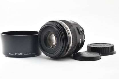 良品 Canon キヤノン EF-S 60mm F2.8 MACRO USM AFレンズ APS-C フード付 260921e