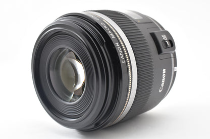 良品 Canon キヤノン EF-S 60mm F2.8 MACRO USM AFレンズ APS-C フード付 260921e