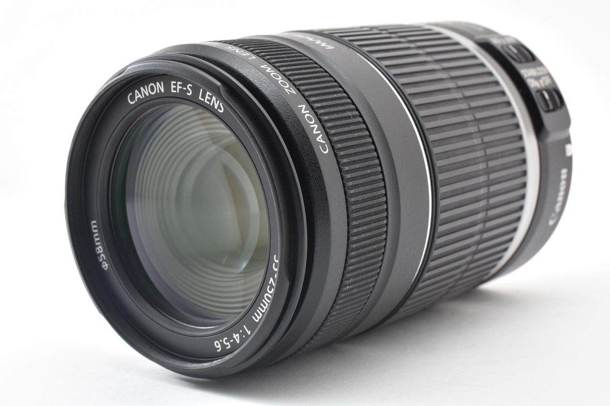 良品 Canon キヤノン EF-S 55-250mm F4-5.6 IS AFレンズ APS-C 260921f
