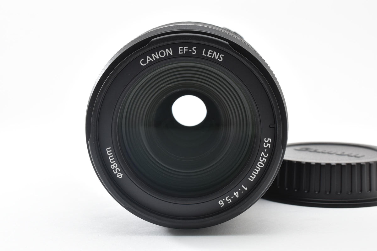 良品 Canon キヤノン EF-S 55-250mm F4-5.6 IS AFレンズ APS-C 260921f
