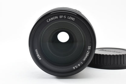 良品 Canon キヤノン EF-S 55-250mm F4-5.6 IS AFレンズ APS-C 260921f