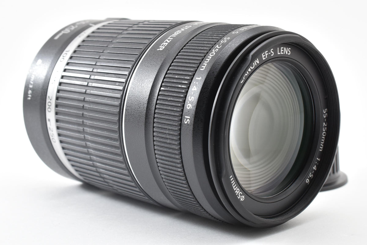 良品 Canon キヤノン EF-S 55-250mm F4-5.6 IS AFレンズ APS-C 260921f