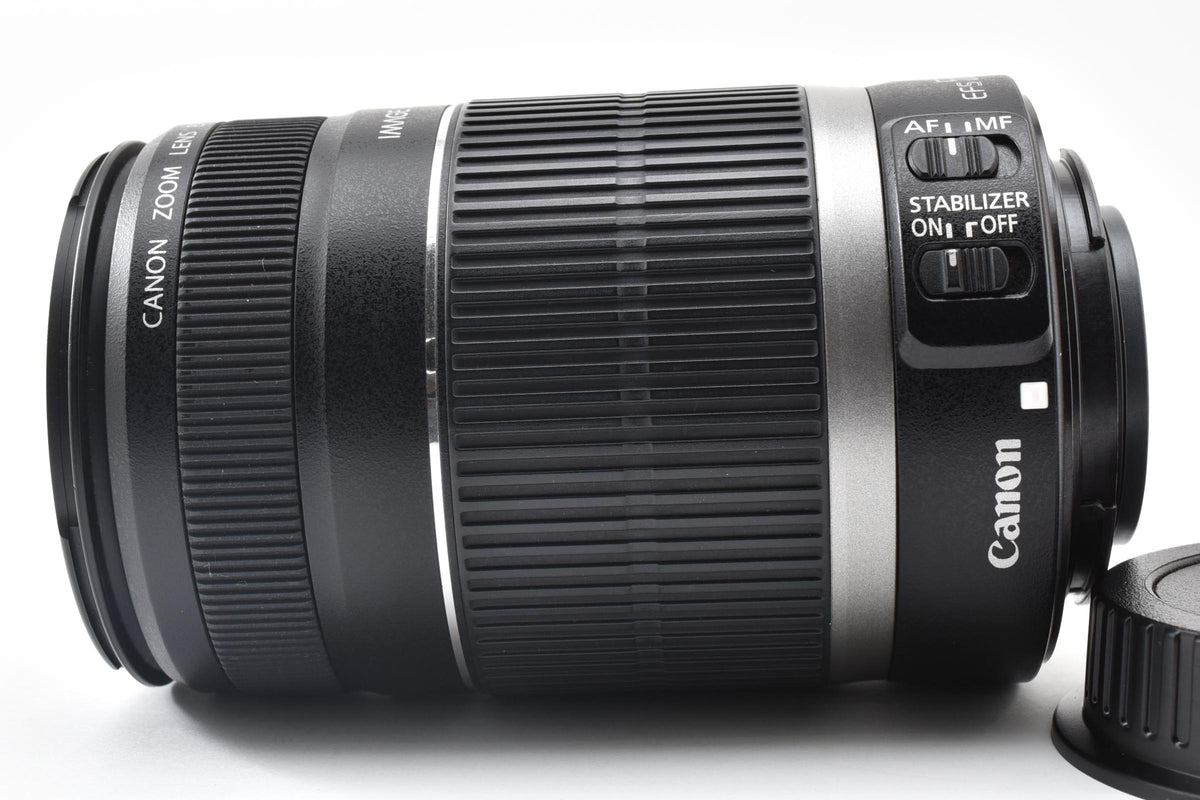 良品 Canon キヤノン EF-S 55-250mm F4-5.6 IS AFレンズ APS-C 260921f