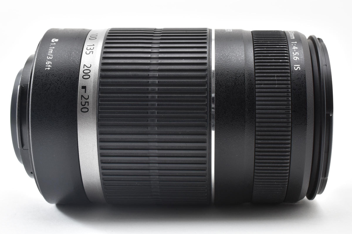 良品 Canon キヤノン EF-S 55-250mm F4-5.6 IS AFレンズ APS-C 260921f
