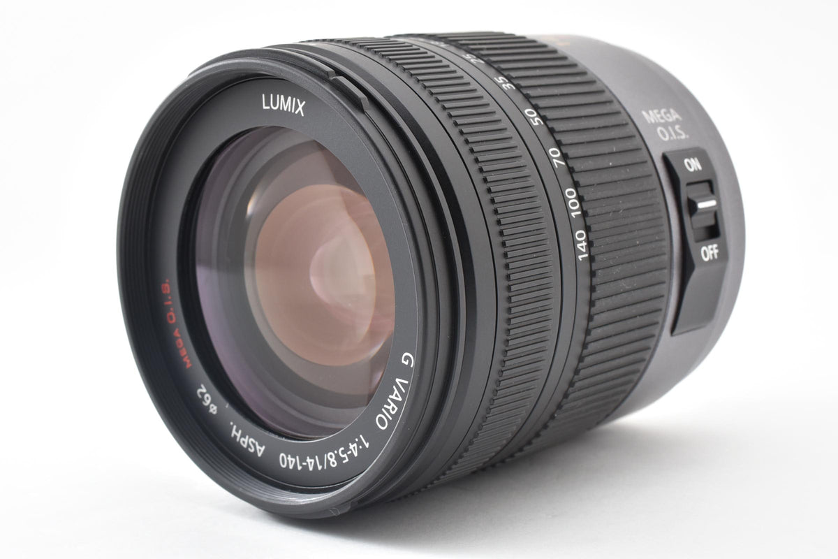 良品 Panasonic LUMIX G VARIO HD 14-140mm F4.0-5.8 ASPH. MEGA O.I.S. H-VS014140 AFレンズ マイクロフォーサーズ フード付 260921g