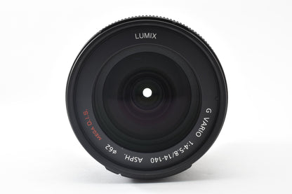 良品 Panasonic LUMIX G VARIO HD 14-140mm F4.0-5.8 ASPH. MEGA O.I.S. H-VS014140 AFレンズ マイクロフォーサーズ フード付 260921g