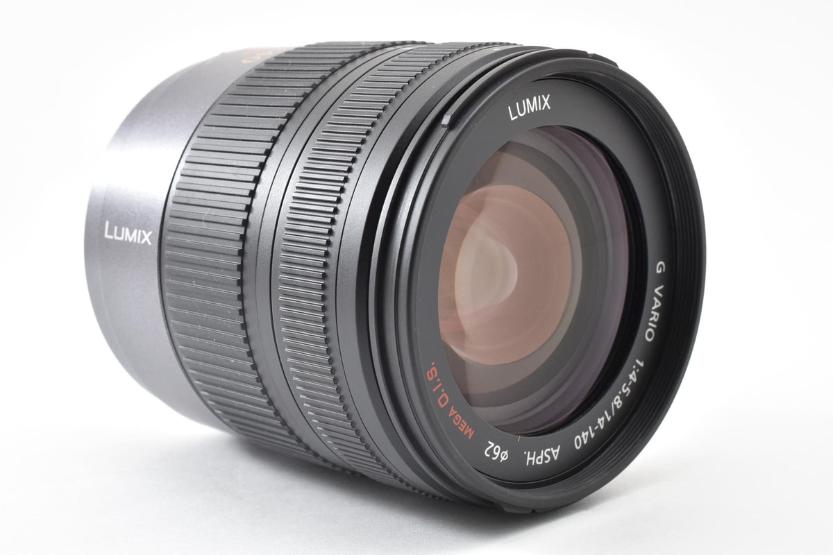 良品 Panasonic LUMIX G VARIO HD 14-140mm F4.0-5.8 ASPH. MEGA O.I.S. H-VS014140 AFレンズ マイクロフォーサーズ フード付 260921g