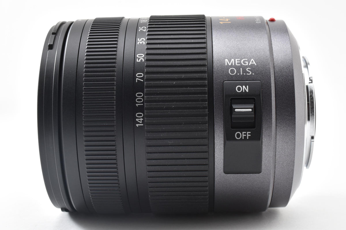 良品 Panasonic LUMIX G VARIO HD 14-140mm F4.0-5.8 ASPH. MEGA O.I.S. H-VS014140 AFレンズ マイクロフォーサーズ フード付 260921g