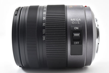 良品 Panasonic LUMIX G VARIO HD 14-140mm F4.0-5.8 ASPH. MEGA O.I.S. H-VS014140 AFレンズ マイクロフォーサーズ フード付 260921g